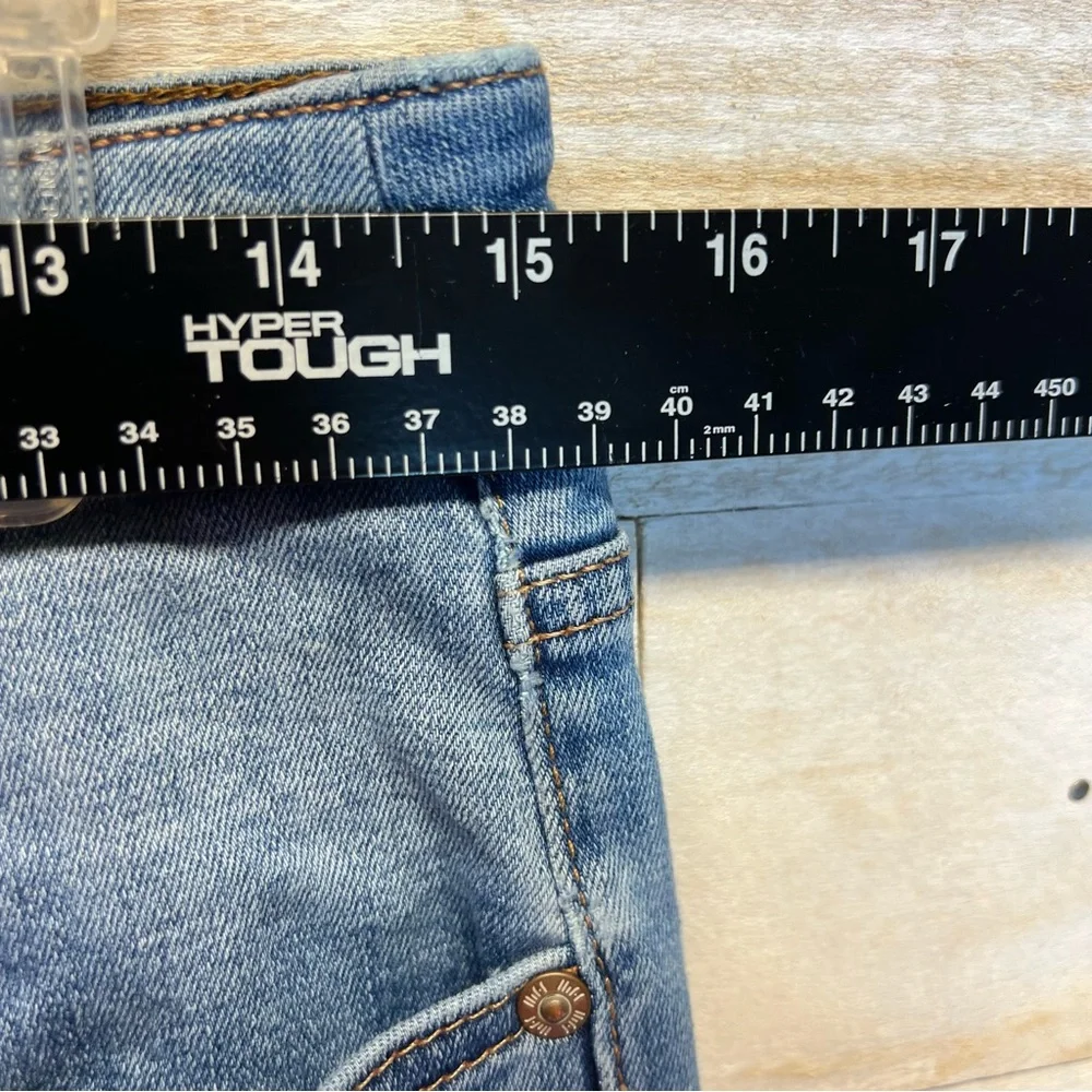 J. Jill Denim High Rise Straight Leg Cropped Jeans Blue Stretch Womens Size 8 - Picture 13 of 14